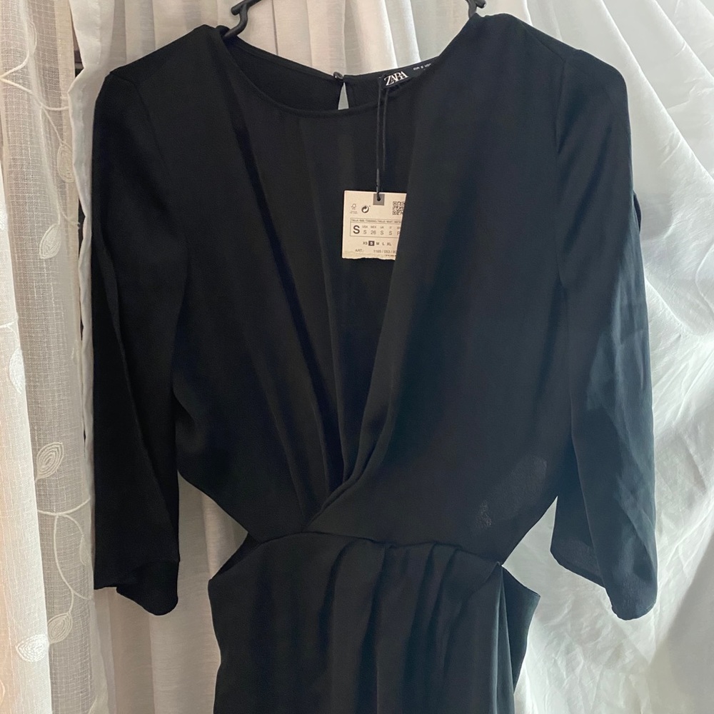 Brand new Zara black jumpsuit size small